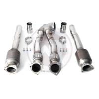 Wagner Tuning - Wagner Tuning Audi TTRS 8S/RS3 8V SS304 Downpipe Kit w/Catted Pipes - 500001028.KAT - Image 1