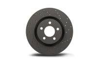 Hawk Performance - Hawk Talon 16-17 Audi Q5/A5 Talon Cross Drilled and Slotted Front Rotors - HTC5370 - Image 3