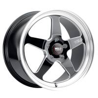 Weld - Weld S104 17X11 Ventura 5X127 ET-44 BS4.25 Gloss Black MIL Dia 78.1 - S10471173425 - Image 1