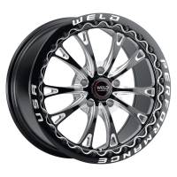 Weld - Weld S908 18X10 Belmont Drag Beadlock 5X120 ET45 BS7.25 Gloss Black MIL Dia 78.1 - S90880022P45 - Image 1