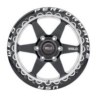 Weld - Weld S909 17x10 Ventura 6 Beadlock 6x135 ET42 BS7.25 Gloss BLK MIL DIA 87.1 - S90970089P42 - Image 2