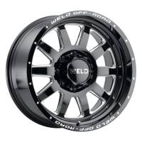 Weld - Weld Off-Road W102 20X10 Stealth 5X139.7 5X150 ET-18 BS4.75 Gloss Black MIL 110.2 - W10200070475 - Image 1