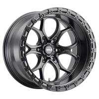 Weld - Weld Off-Road W108 20X10 Ledge 6X139.7 ET-18 BS4.75 Satin Black / Black Ring 106.1 - W10800084475 - Image 1