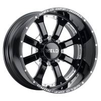 Weld - Weld Off-Road W125 20X10 Granada Eight 8X170 ET-18 BS4.75 Gloss Black MIL 125.1 - W12500017475 - Image 1