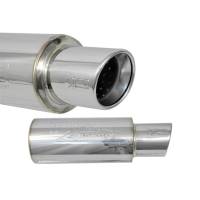 Injen - Injen 3.00 Universal Muffler w/Stainless Steel resonated rolled tip (Injen embossed logo) - SES300C - Image 1