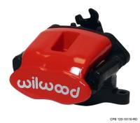 Wilwood Caliper-Combination Parking Brake-L/H-Red 41mm piston 1.00in Disc - 120-10110-RD