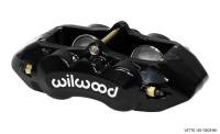 Wilwood Caliper-D8-4 Front Black 1.88in Pistons 1.25 Disc - 120-10525-BK