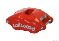 Wilwood Caliper-D52-Red 2.00/2.00in Pistons 1.28in Disc - 120-10936-RD