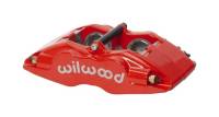Wilwood Caliper - FSLI4 - Red 1.62in Piston 0.81in Rotor - 120-11131-RD