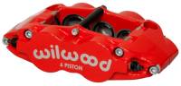 Wilwood Caliper-Narrow Superlite 6R-RH - Red 1.62/1.12/1.12in Pistons 1.10in Disc - 120-11780-RD