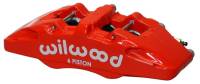 Wilwood Caliper-Forged Dynapro 6 5.25in Mount-Red-L/H 1.62/1.12/1.12in Pistons 0.81in Disc - 120-13435-RD