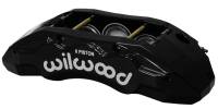 Wilwood Caliper-TX6R- L/H - Black 1.75/1.62/1.62in Pistons 1.38in Disc - 120-13818-BK