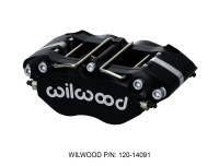Wilwood - Wilwood Caliper-GN6R-L/H-Black Ano (.80 Thk Pad) 1.75/1.38/1.38in Pistons 1.38in Disc - 120-13947 - Image 3