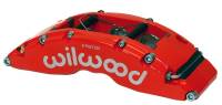 Wilwood Caliper-TC6R-Red 1.75/1.38/1.38in Pistons 1.38in Disc - 120-14318-FSR