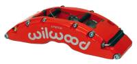 Wilwood Caliper-TC6R-Red 1.88/1.62/1.62in Pistons 1.38in Disc - 120-14319-RSR