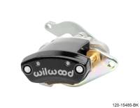 Wilwood Caliper - MC4 Mechanical Left Hand - Black 1.19in Piston 1.10in Rotor - Black - 120-15485-BK