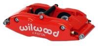 Wilwood Caliper-BNSL4R-Red 1.75in Pistons 1.25in Disc - 120-8071-RRD