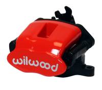 Wilwood Caliper-Combination Parking Brake-L/H-Red 34mm piston .81in Disc - 120-9809-RD