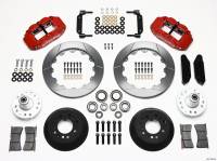 Wilwood Narrow Superlite 6R Front Hub Kit 12.88in Red 1970-1973 Mustang Disc Spindle - 140-10220-R