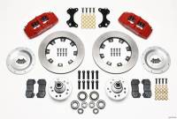 Wilwood Dynapro 6 Front Hub Kit 12.19in Red WWE ProSpindle - 140-10741-R