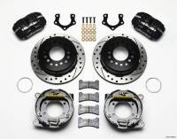 Wilwood Dynapro Low-Profile 11.00in P-Brake Kit Drilled Mopar/Dana 2.50in Off w/Snap Ring Brng - 140-11386-D