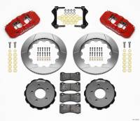 Wilwood AERO6 Front Hat Kit 14.00 Red 99-06 BMW E46 - 140-11974-R