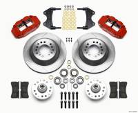 Wilwood Narrow Superlite 6R Front Hub & 1PC Rtr Kit 12.88in-Red WWE ProSpindle - 140-12276-R
