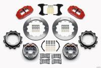 Wilwood Narrow Superlite 4R Rear P-Brk Kit 12.88in Red Strange Eng Floater 3.49in Offset - 140-12435-R