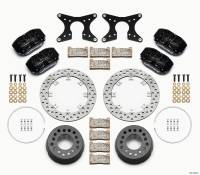 Wilwood Dynapro Lug Mount Dual Rear Dynamic Kit SA Drilled M-W/Lamb Ends 1/2in Studs - 140-12555-D