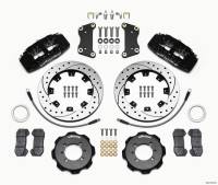 Wilwood Dynapro 6 Front Hat Kit 12.19in Drilled 2012 Fiat 500 w/ Lines - 140-12767-D