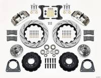 Wilwood Narrow Superlite 6R Front Hub Kit 14.00in Drill Pol TCI-IFS 71-78 (Pinto Based) - 140-13225-DP