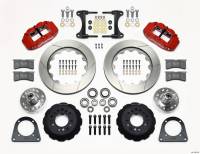 Wilwood Narrow Superlite 6R Front Hub Kit 14.00in Red TCI-IFS 71-78 (Pinto Based) - 140-13225-R
