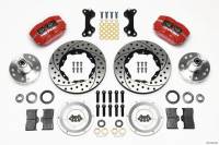 Wilwood Dynapro Dust-Boot Front Kit 11.00in Drilled-Red WWE ProSpindle - 140-13345-DR