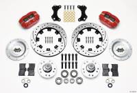 Wilwood Dynapro Dust-Boot Front Kit 12.19in Drilled-Red WWE ProSpindle - 140-13346-DR