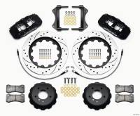 Wilwood AERO6 Front Hat Kit 15.00 Drilled 2007-2011 BMW E90 Series w/Lines - 140-13919-D