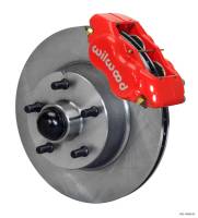 Wilwood Forged Dynalite Front Kit 11.03in 1 PC Rotor&Hub - Red WWE ProSpindle - 140-14065-R