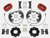Wilwood Forged Dynalite Front Hat Kit 12.19in Red 2016-Up Mazda MX5 Miata w/ Lines - 140-14233-R