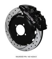 Wilwood Dynapro 6 Front Hat Kit 12.88in Drilled 2016-Up Mazda MX5 Miata w/ Lines - 140-14234-D