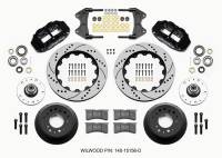 Wilwood Narrow Superlite 6R Front Hub Kit 14.00in Drilled WWE ProSpindle (5x4.75in 5x5.00in Hub) - 140-15156-D