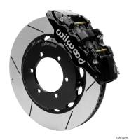 Wilwood AERO4 Spec 37 GT FrontTruck Kit 14.25in Black 1997-2018 Nissan Y61 Patrol w/lines - 140-15525