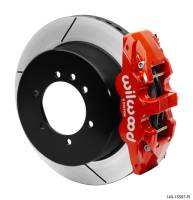 Wilwood AERO4 RearTruck Kit 14.25in Red 1997-2018 Nissan Y61 Patrol w/lines - 140-15597-R