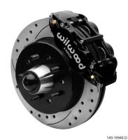 Wilwood Narrow Superlite 6R Front Hat Kit 12.19in 63-87 C10 Black - 140-15940-D