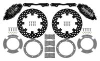 Wilwood - Wilwood 17-21 Can-Am X3RS Black 6-Piston Front Kit 11.25in - Drilled Rotors - 140-16628-D - Image 1