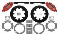 Wilwood - Wilwood 17-21 Can-Am X3RS Red 6-Piston Rear Kit 11.25in - Undrilled Rotors - 140-16629-R - Image 1