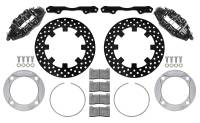 Wilwood - Wilwood 2014+ Polaris RZR XP 1000 Front Kit 11.25in Drilled - Black - 140-16632-D - Image 1