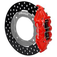 Wilwood - Wilwood 2014+ Polaris RZR XP 1000 Rear Kit 11.25in Drilled - Red - 140-16633-DR - Image 2