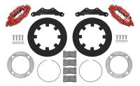 Wilwood - Wilwood 2014+ Polaris RZR XP 1000 Rear Kit 11.25in - Red - 140-16633-R - Image 1