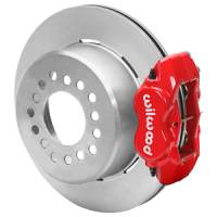 Wilwood - Wilwood Chevy Monte Carlo Forged 4 Piston DynaPro Red Caliper HP32 VV Plain Rotor - 11.00x0.81 - 140-17120-R - Image 2