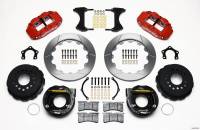 Wilwood Narrow Superlite 4R Rear P-Brk Kit 12.88in Red Mopar/Dana 2.36in Off w/Snap Ring Brng - 140-9222-R