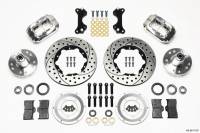 Wilwood Forged Dynalite Front Kit 11.00in Drilled-Polished WWE ProSpindle - 140-9917-DP